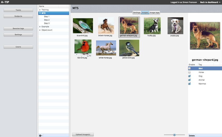 Task images setup